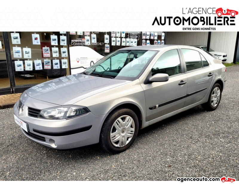Compra de Coches Usados, Coches Usados Baratos %'|'% Agence Auto Renault Laguna II 1.6i 110 elegance Argent Año 2007 Manuelle Essence